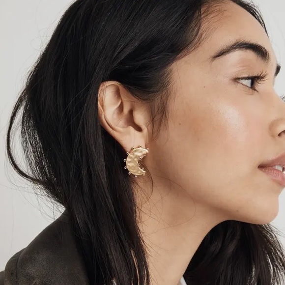 Madewell Celestial Dotted Moon Statement Stud
Earrings NWT - Picture 5 of 10